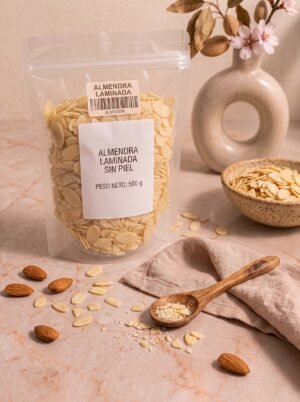 Almendra Laminada Sin Piel
